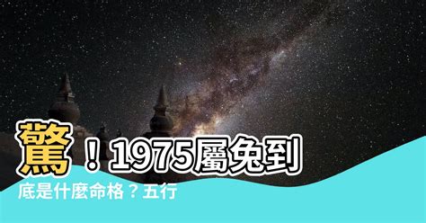 1975生肖運勢|【1975是什麼兔】驚！1975屬兔到底是什麼命格？五。